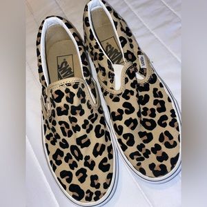 Cheetah print vans